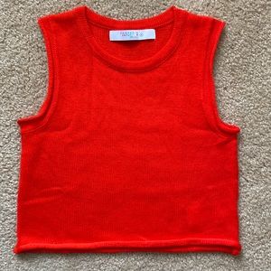 NWOT Cropped Sweater Tank Top - Compañia Fantastica Mini